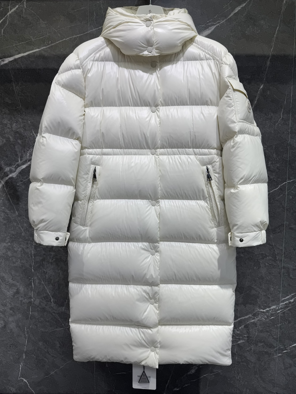 Cavettaz 여성 롱 구스다운 코트