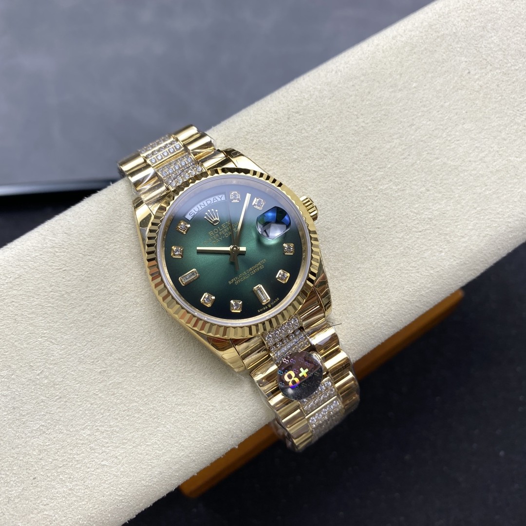 8+ | 3255 무브먼트 | 36mm | 데이데이트 Day-date 147g