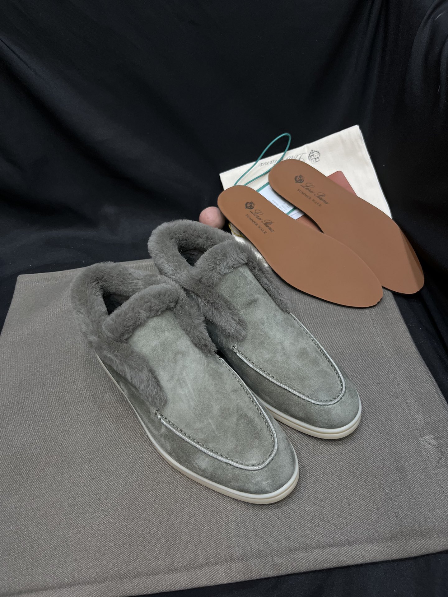 Loro Piana - Santoni Suede ankle boots