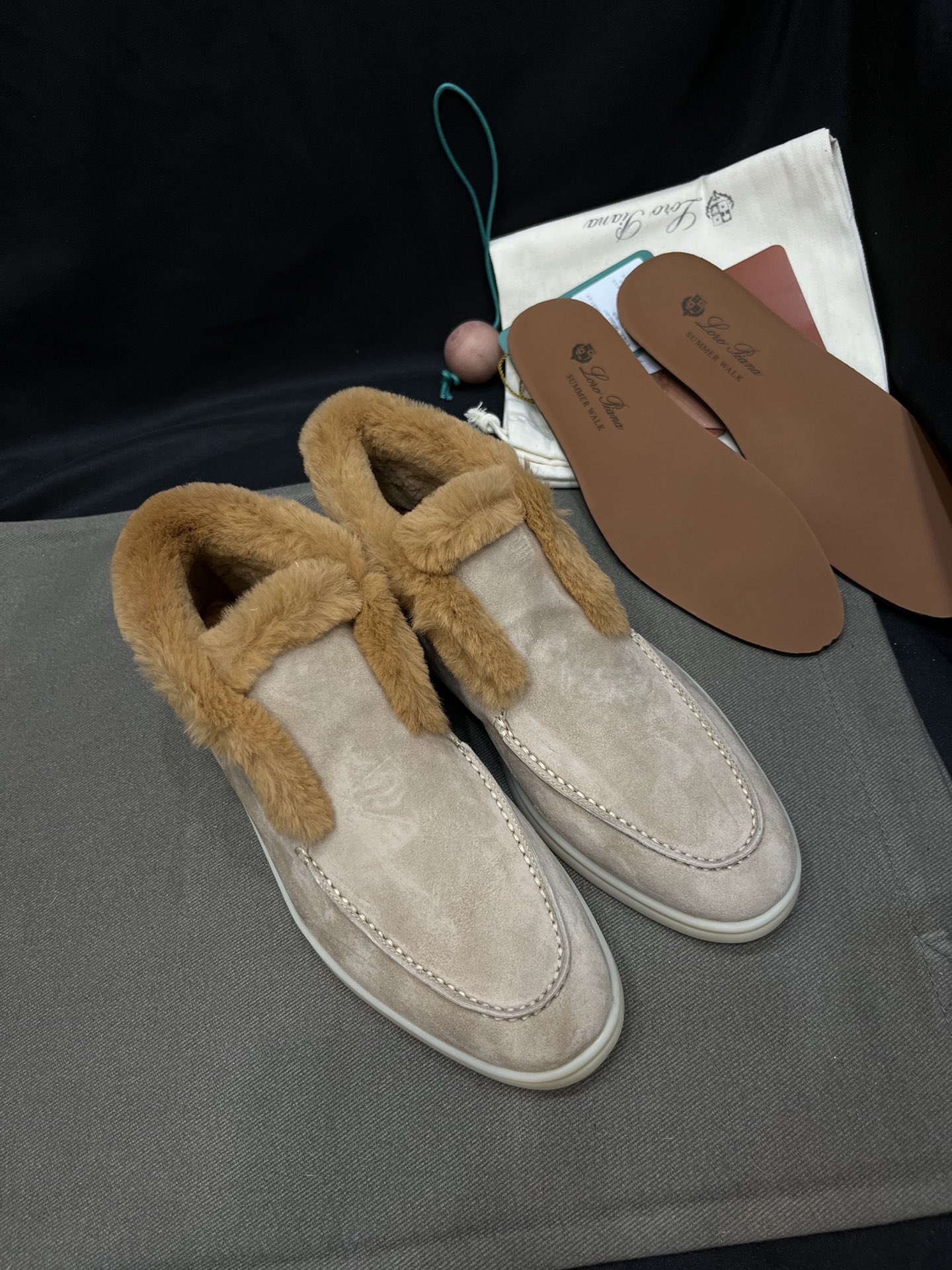 Loro Piana - Santoni Suede ankle boots