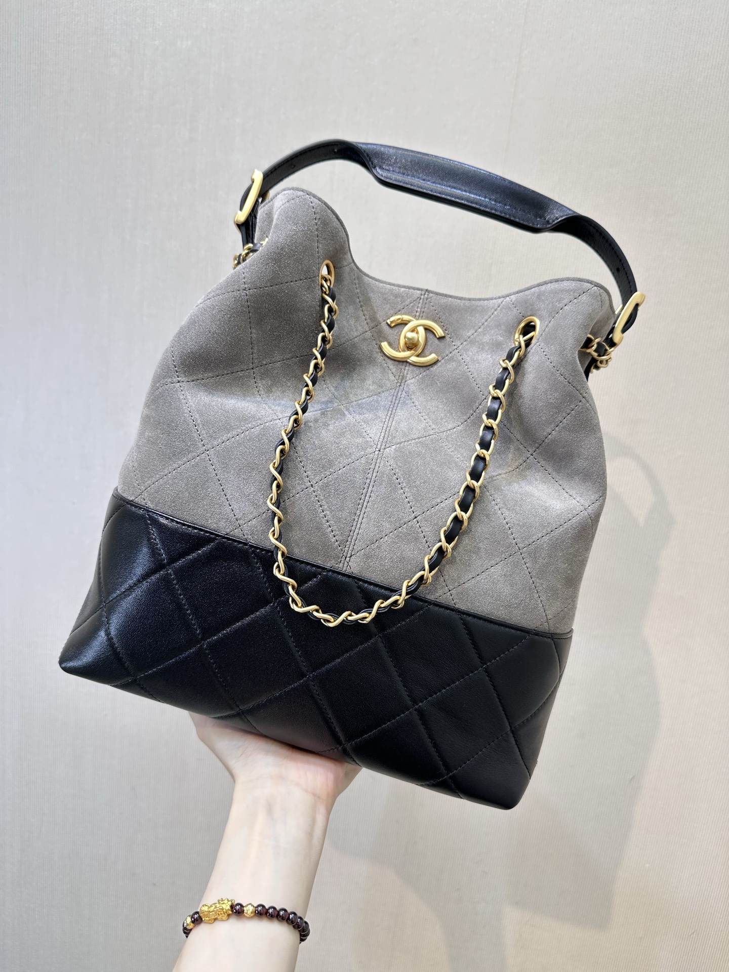  샤 ƆC ⅭＨΑＮＥⅬ ƆC 넬 쇼핑백 AS5636 33x29x11cm