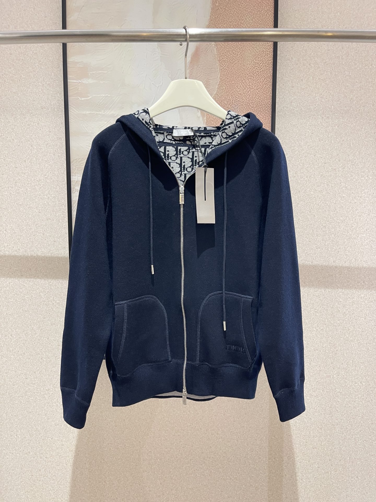 dior 후드 트랙 재킷 113M221AT225