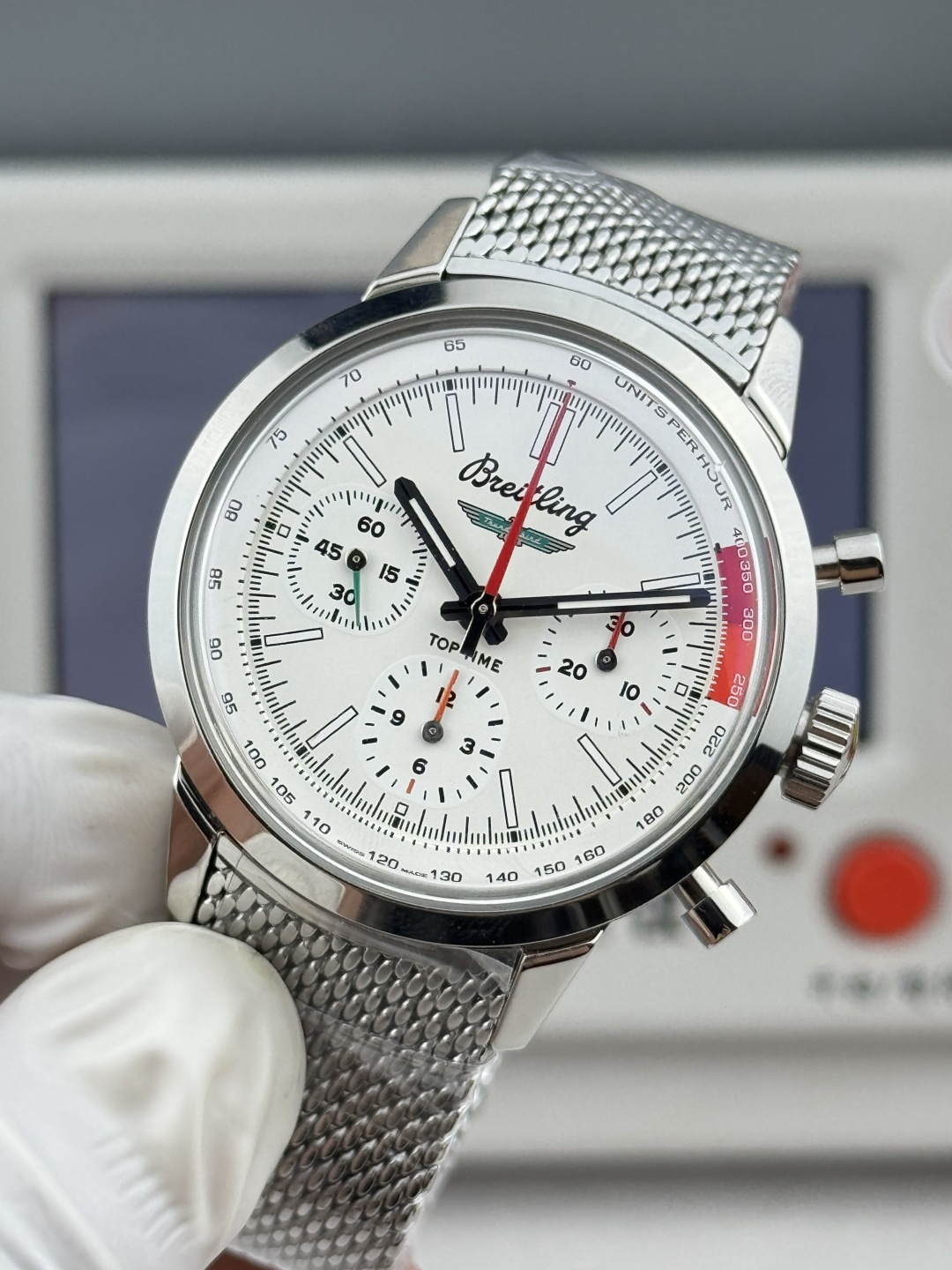 BLS l 7750 l  41mm l 브라이틀링 탑 타임  B01 Deus