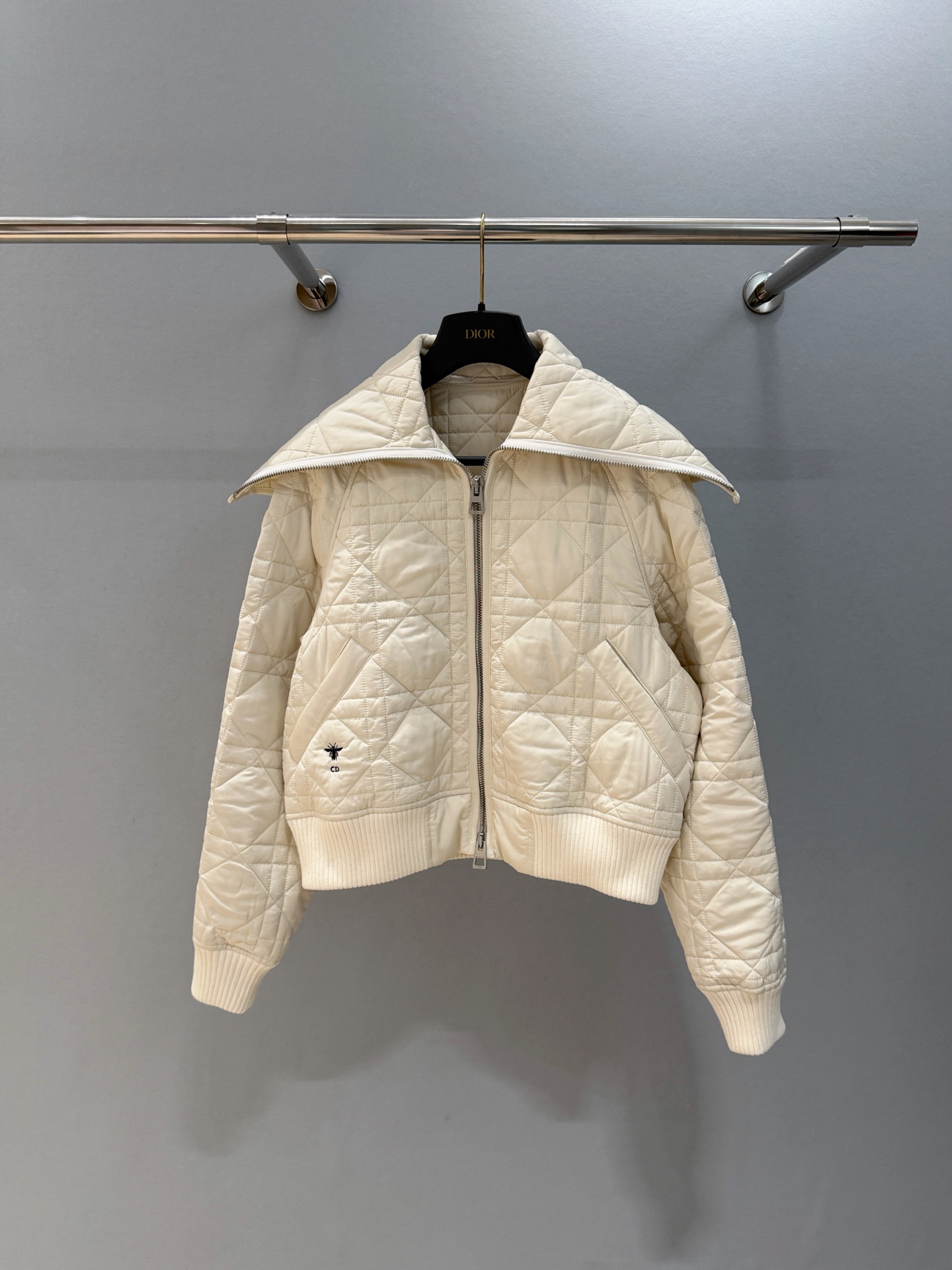 디올 매크로 까나쥬 세일러 퀄팅 자켓