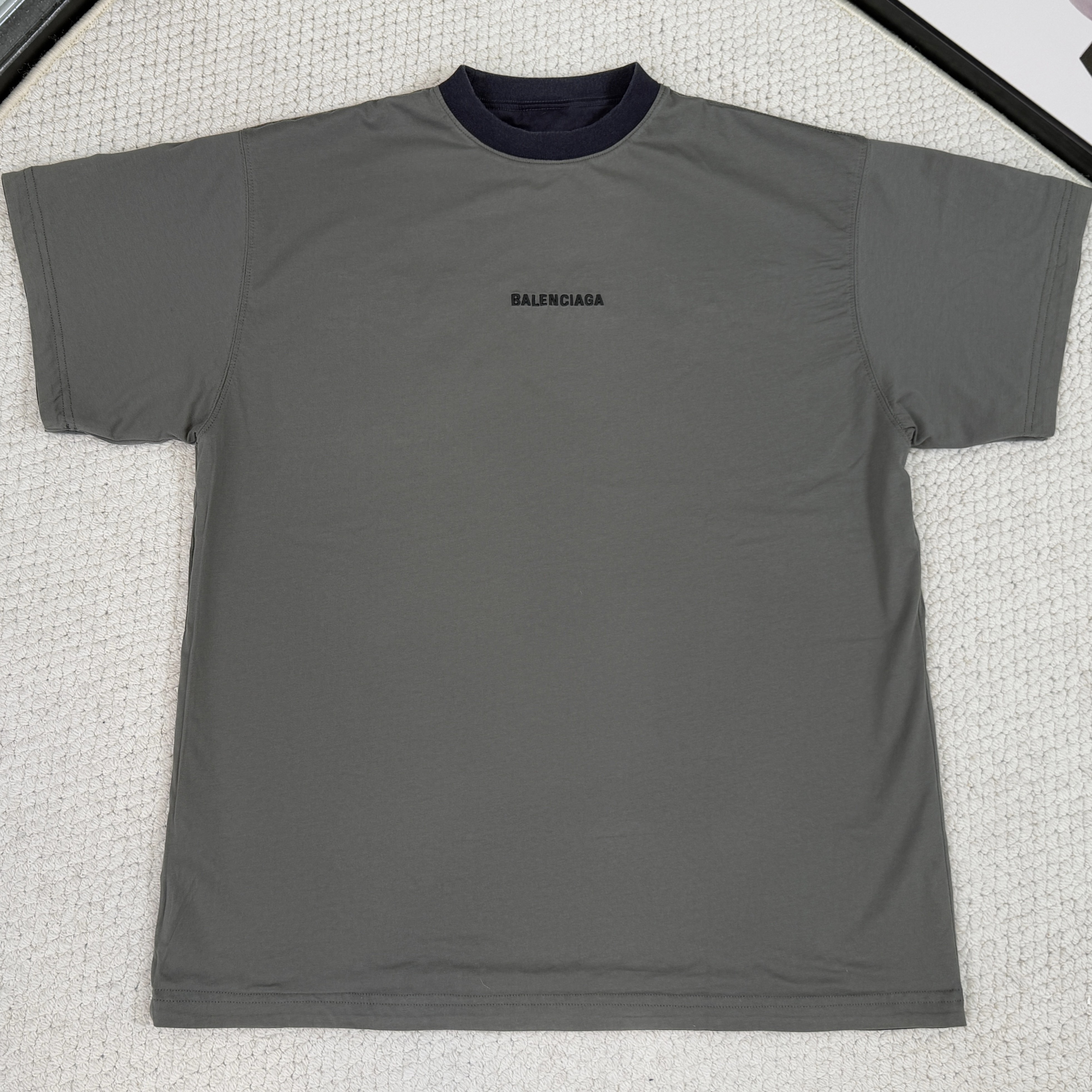 발렌시아가 발렌시아가 백 리버시블 오버사이즈 티셔츠