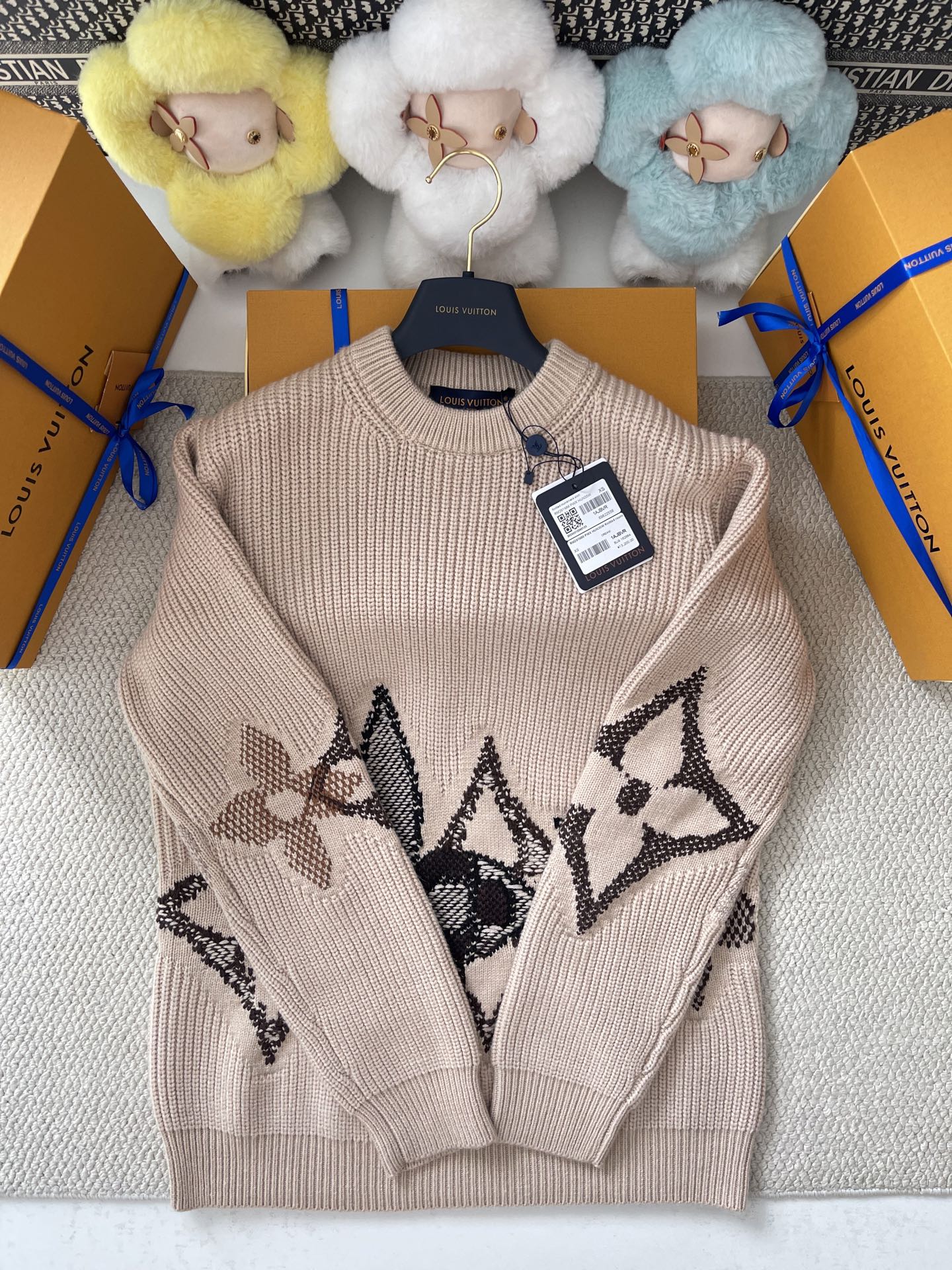 1AJBVW Graphic Knitted Crewneck