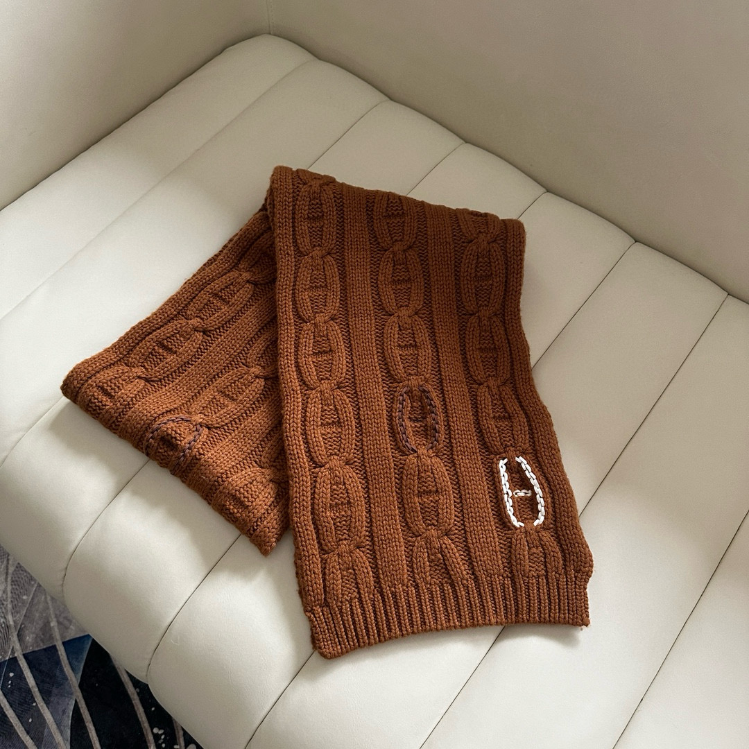 에르메스 트라이 메일론 샹달 캐시미어 30x180cm