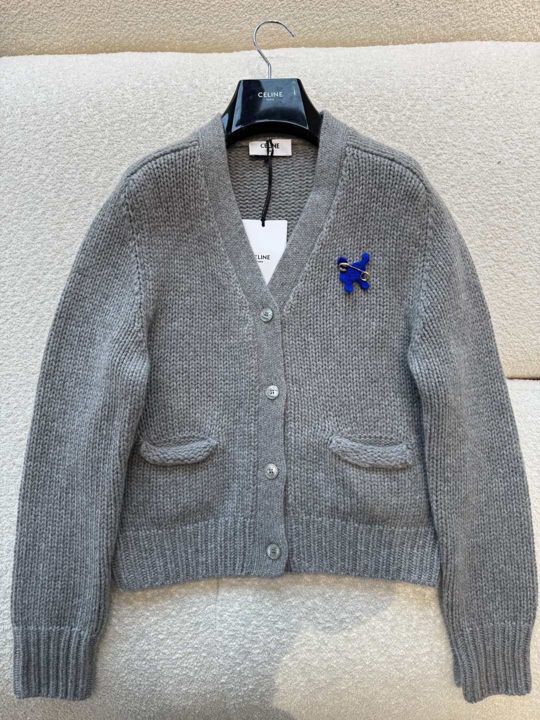 셀린느 가디건 구르메트 헤리티지 캐시미어