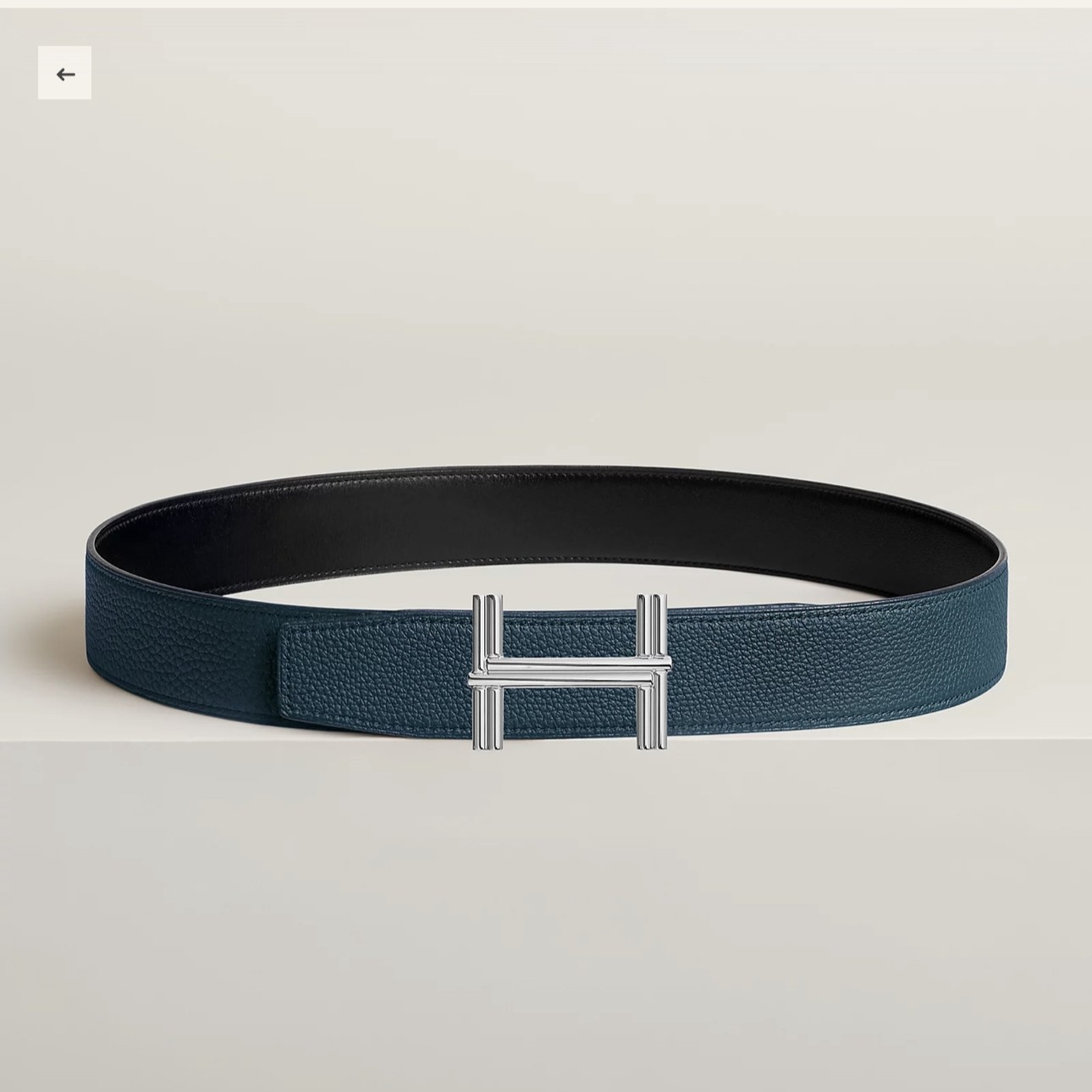 Traverse belt buckle & Reversible leather strap 38