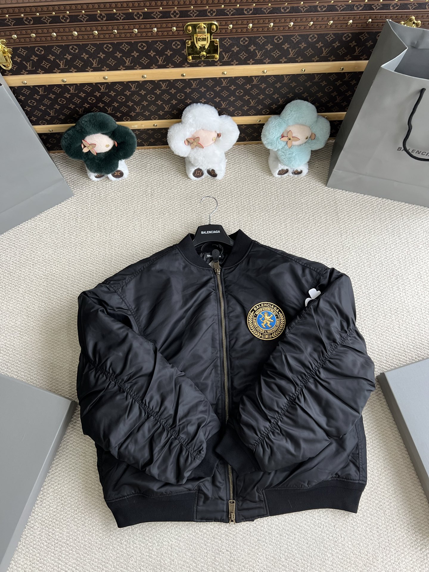 발렌시아가 발렌시아가 블랙 봄버 자켓