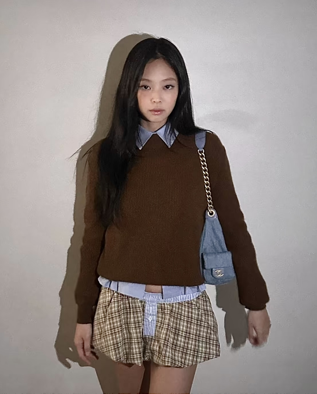 샤 ƆC 넬 호보백  AS5302 27*35*18cm