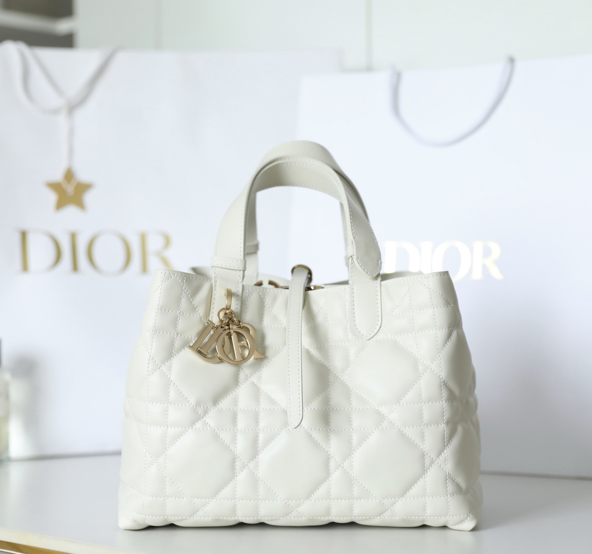 디올 Toujours 미디엄 백28.5 x 21.5 x 19 cm