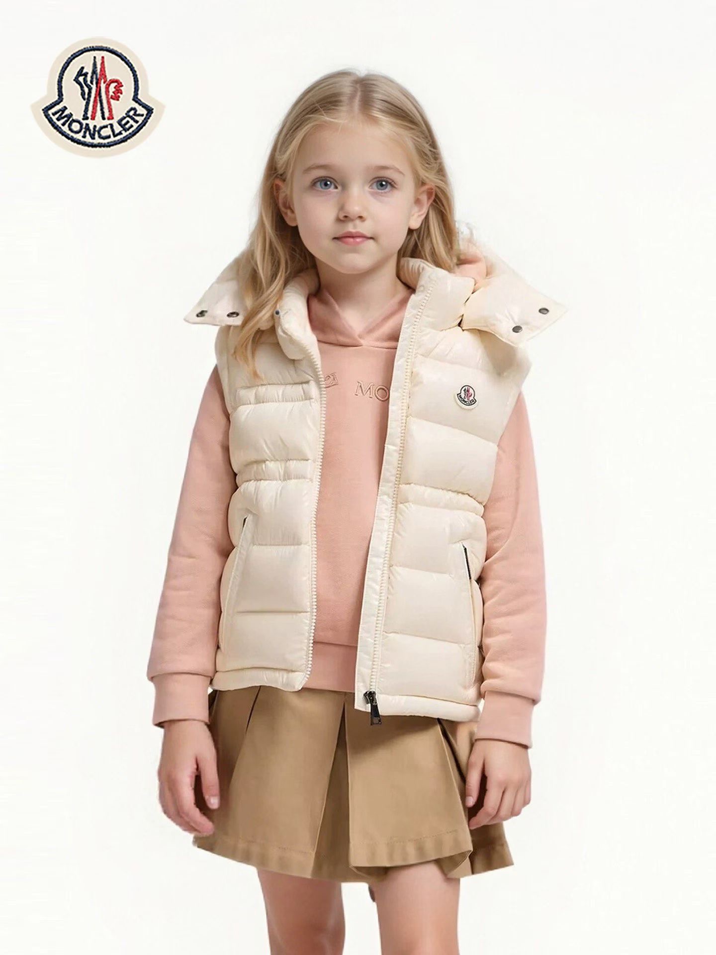 몽클레어 키즈 패딩조끼