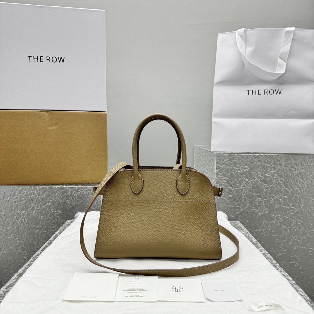 THE  ROW Margaux 10  가죽 백 26x17.5x21cm