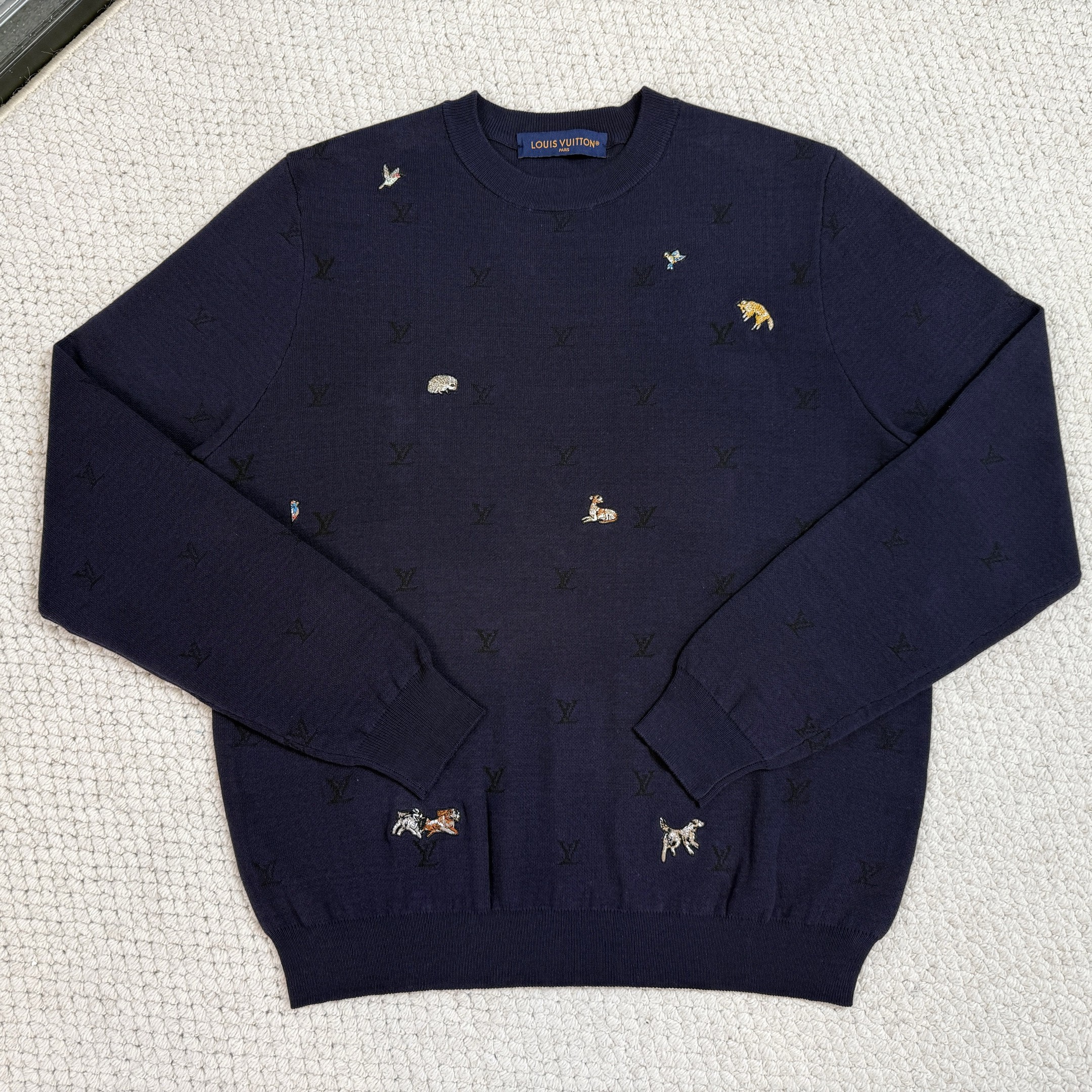 1AJBUJ LV 블라종 롱 슬리브드 크루넥