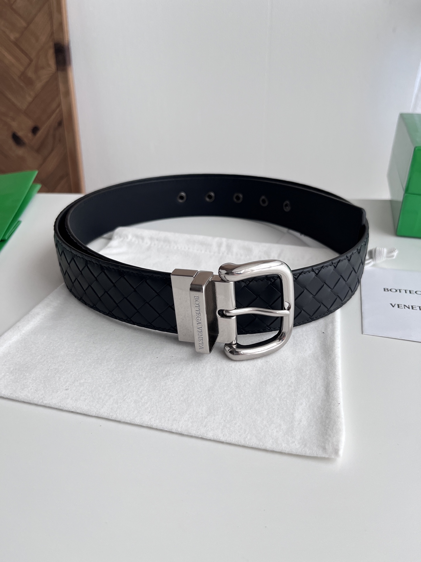 보테가베네타 남성 벨트  4cm
