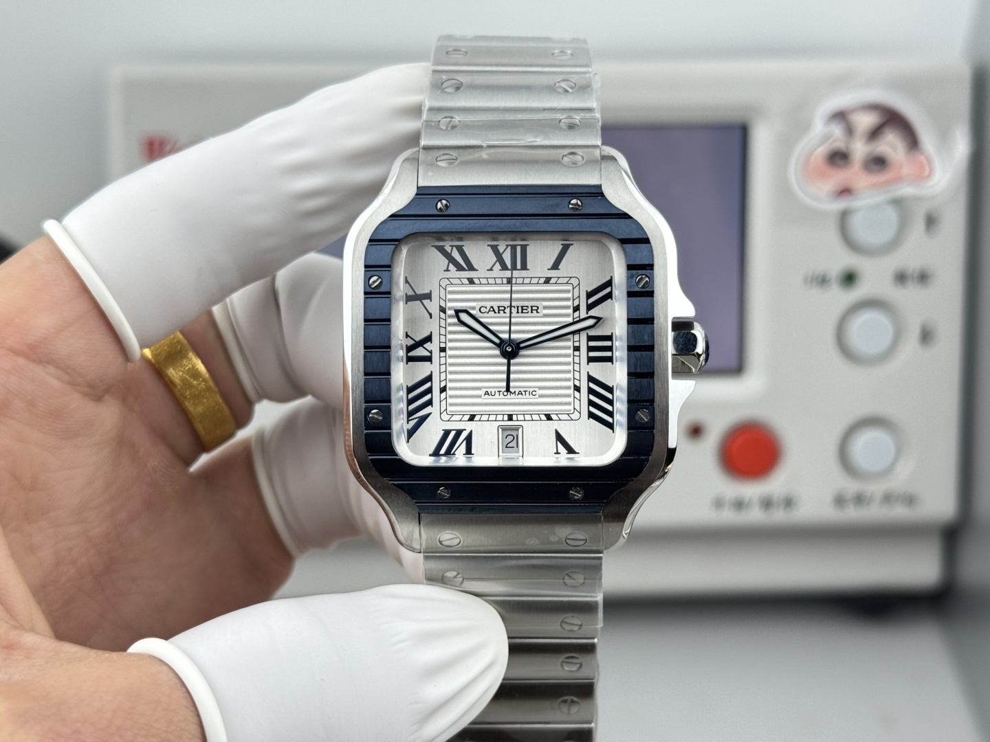 GF l 카르티에 산토스 라지｜39.8mm｜CRWSSA0047｜9015 무브먼트