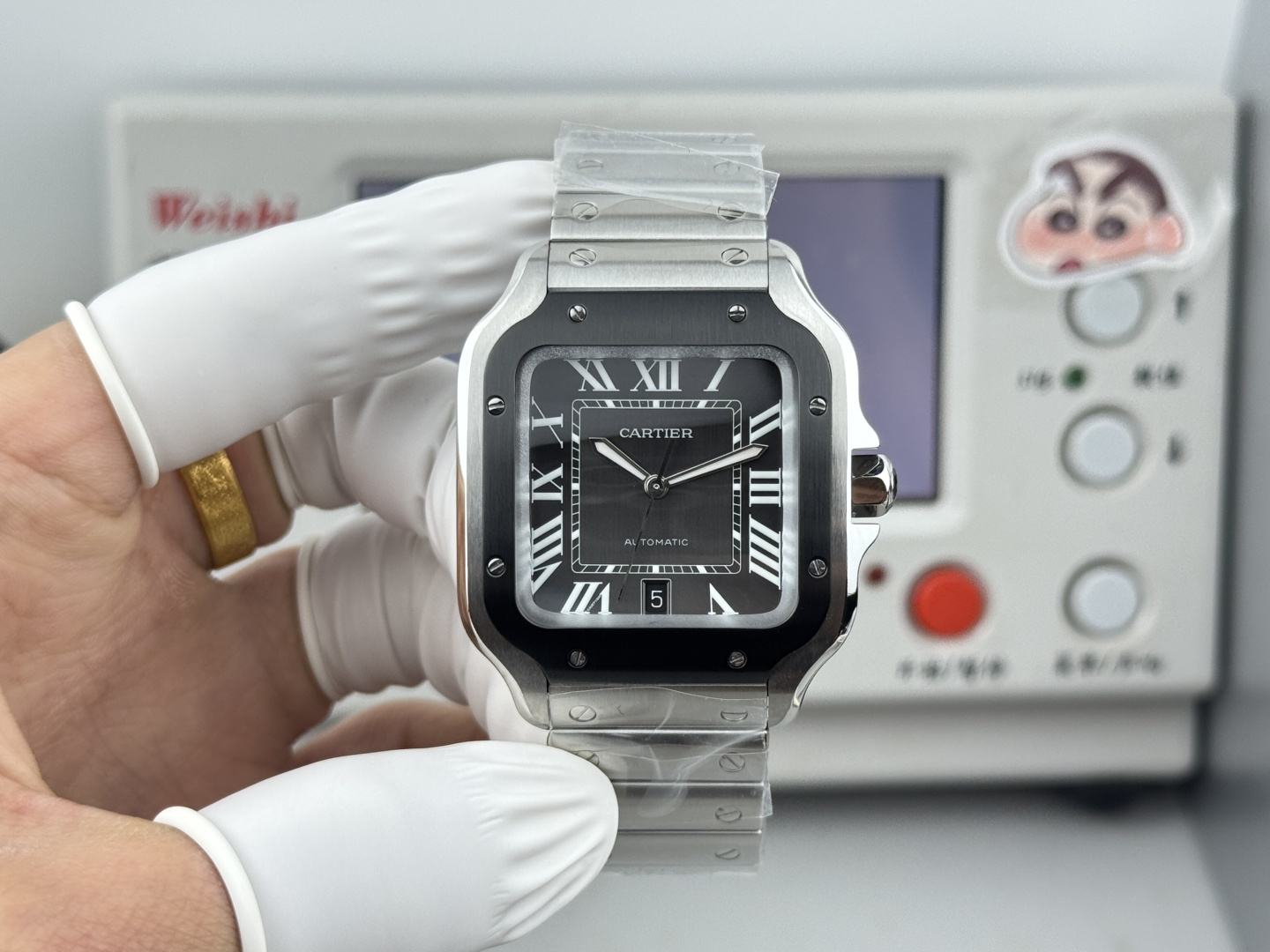 GF l 카르티에 산토스 라지｜39.8mm｜CRWSSA0037｜9015 무브먼트