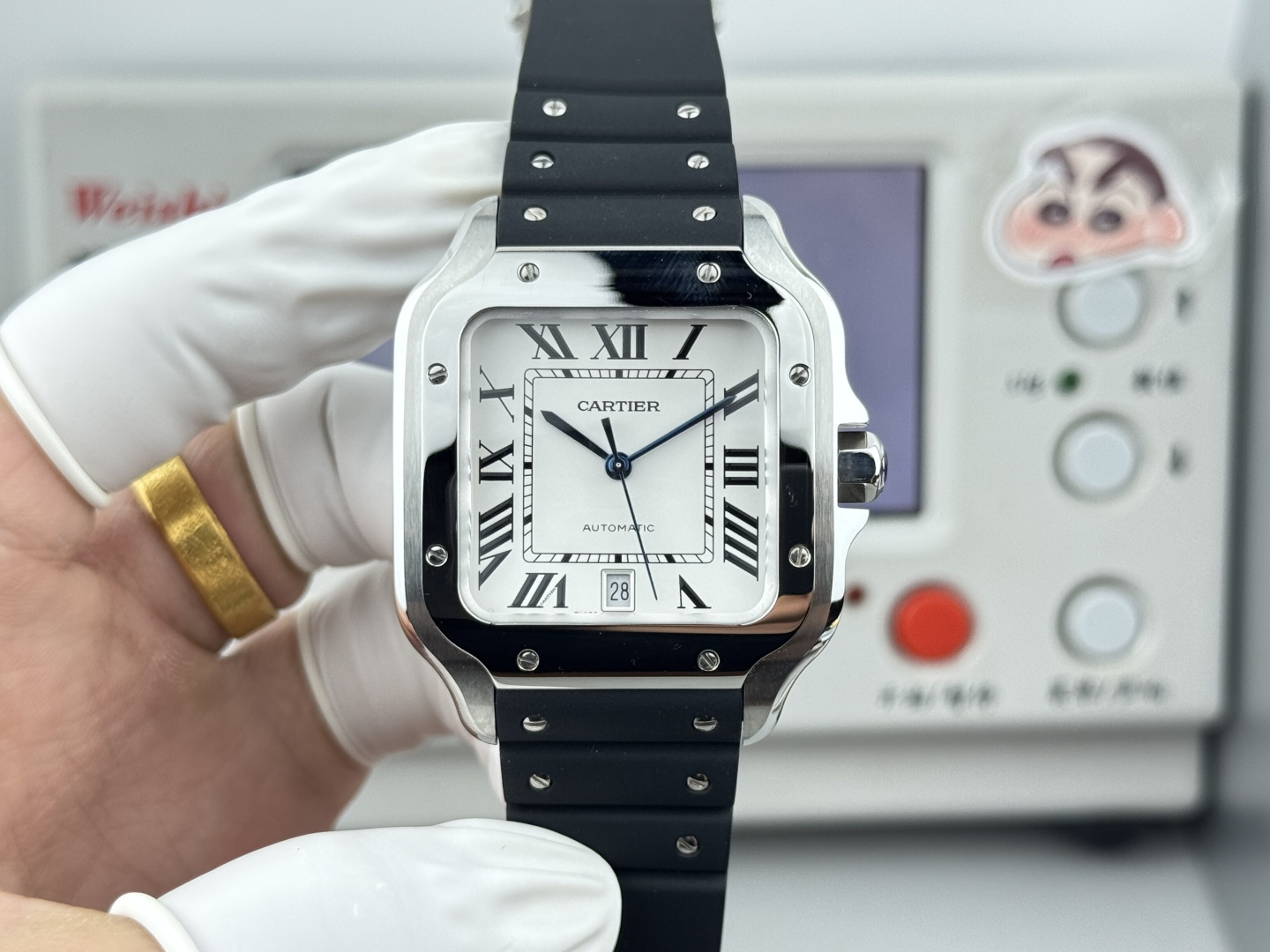 GF l 카르티에 산토스 라지｜39.8mm｜WSSA0018｜9015 무브먼트