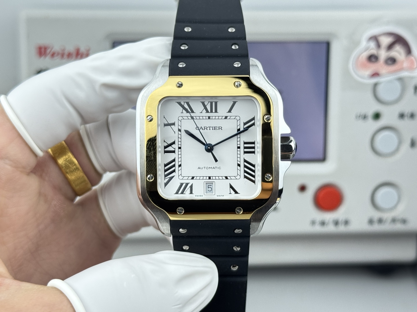 GF l 카르티에 산토스 라지｜39.8mm｜W2SA0009｜9015 무브먼트