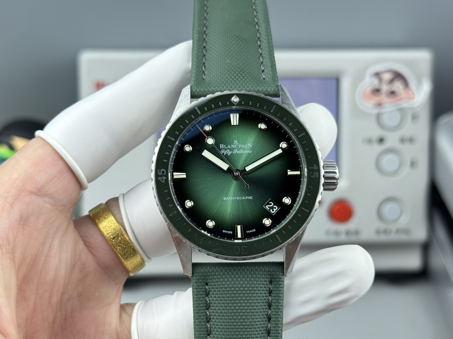 GF l cal 1315 l 43mm l 블랑팡 피프티 패덤즈 바티스카프 한정판 5000