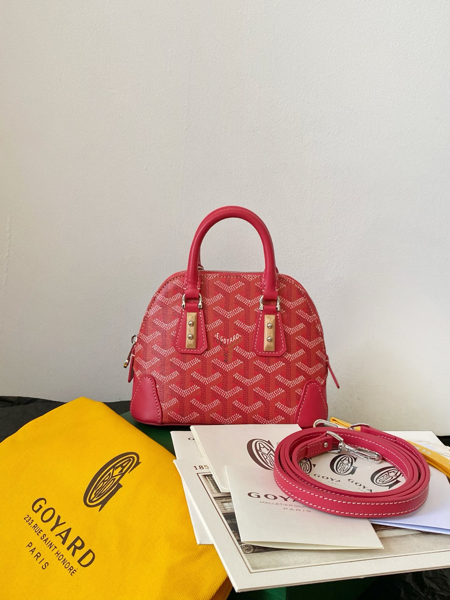 goyard vedome nano bag  16×13×7cm