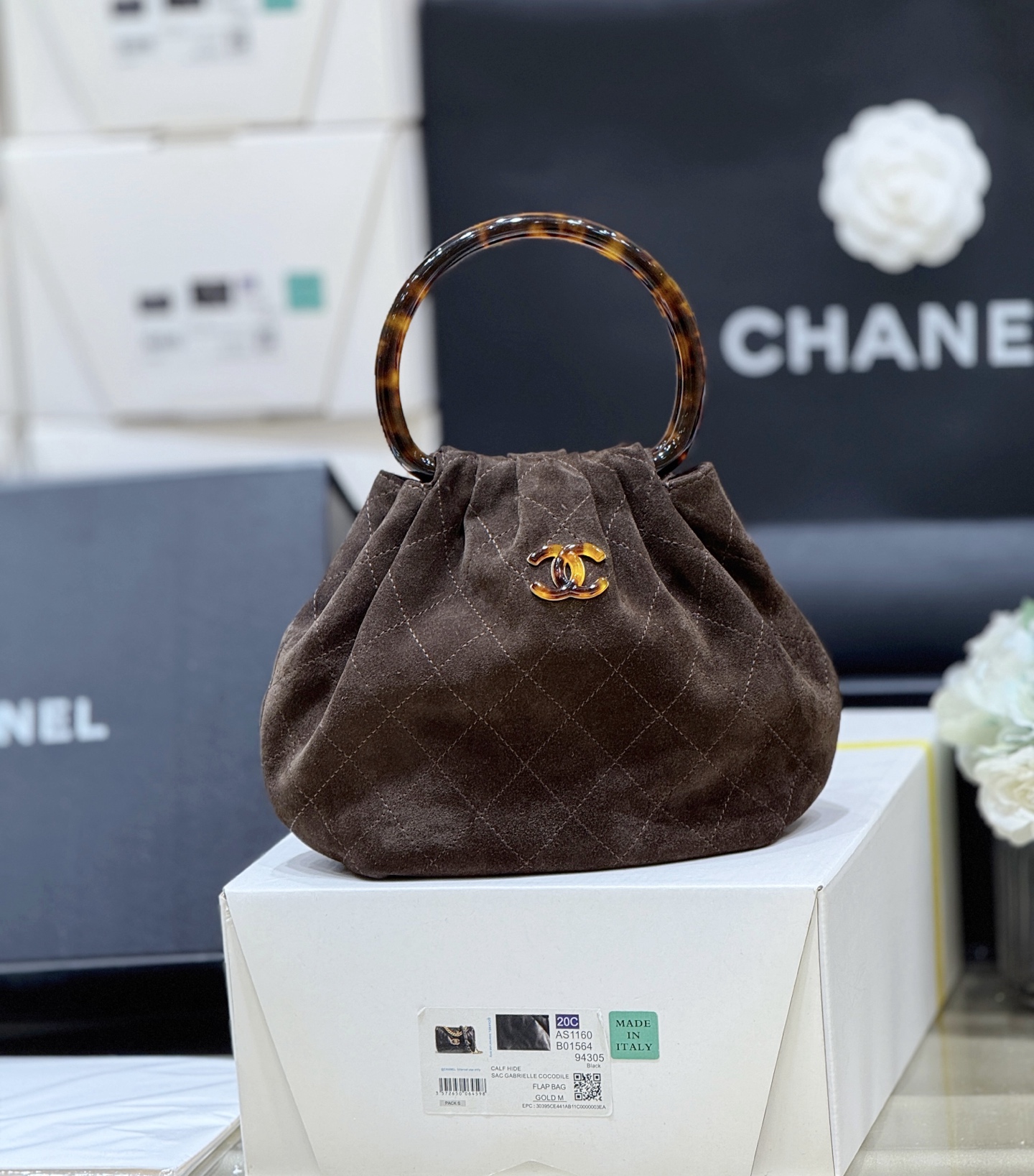 샤 ƆC 넬26C  AS6022 호보백 미듐 18*24*12cm