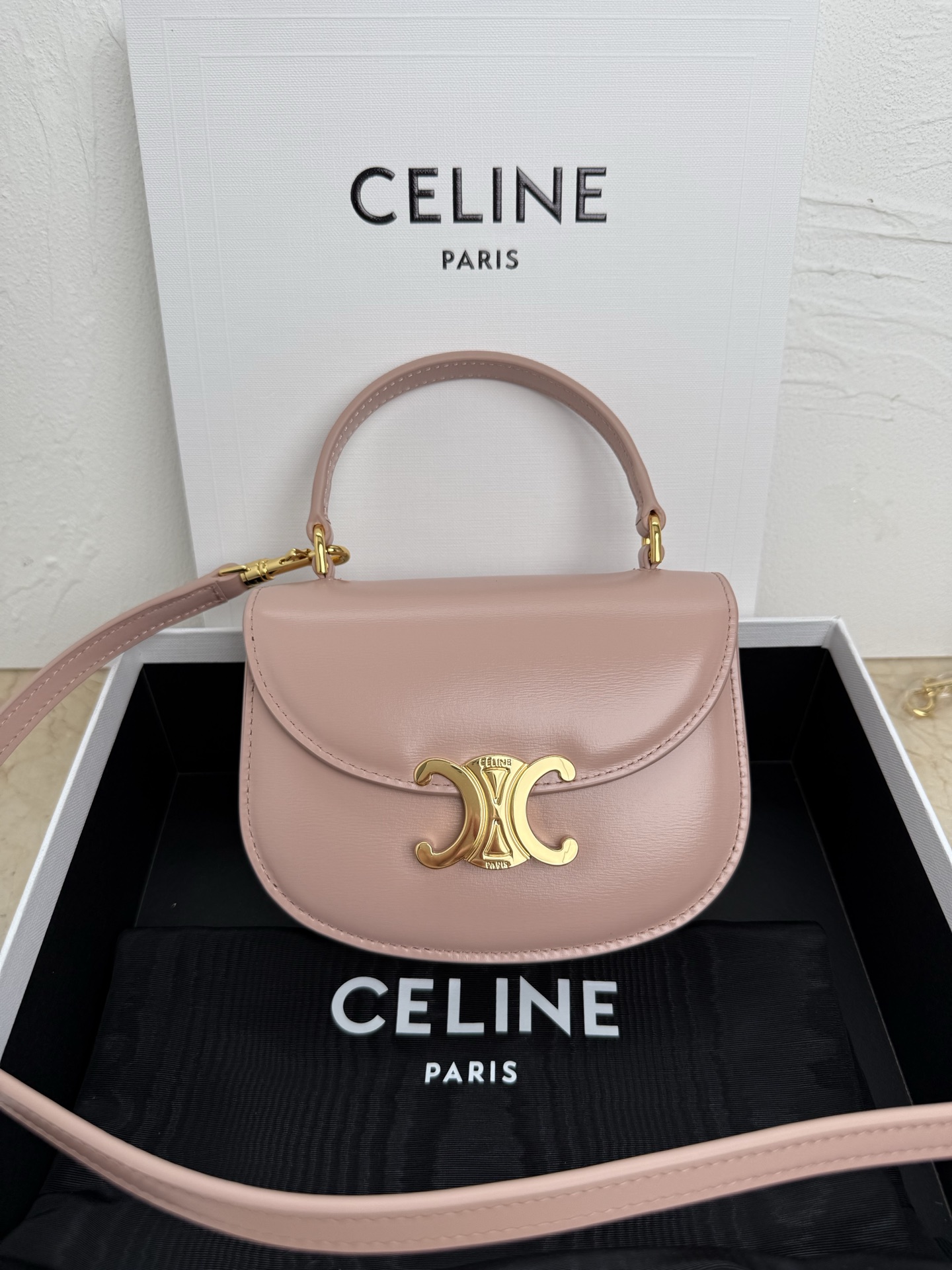 셀린느 미니백 BESACE CLEA   15.5X11.5X5CM