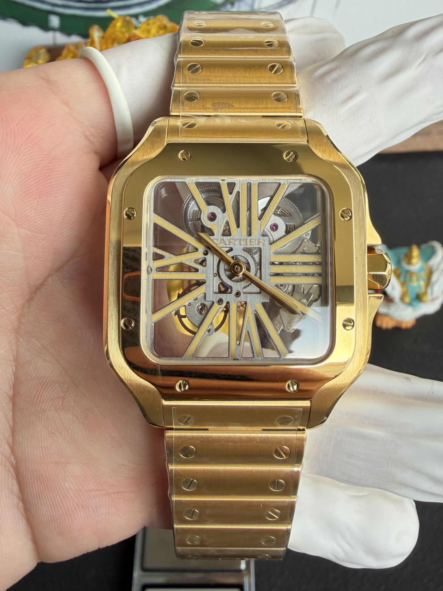 RICH l 9611MC l 39.8mm l 카르티에 산토스 WHSA0015