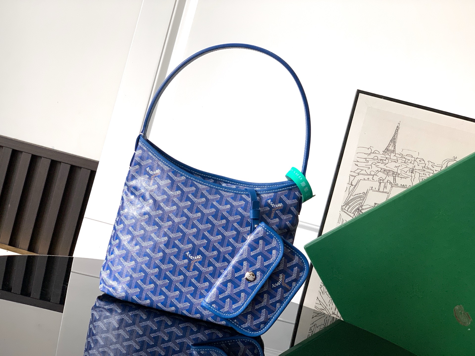 고야드 미니  호보 숄더백  25 cm x 11.5 cm x 22 cm