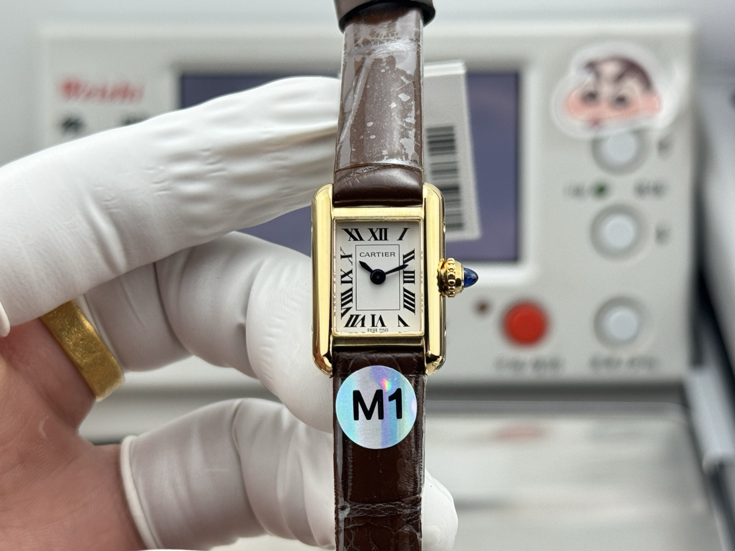 M1 l 16.5mm x 6.2mm l 카르티에 Mini TANK LOUIS