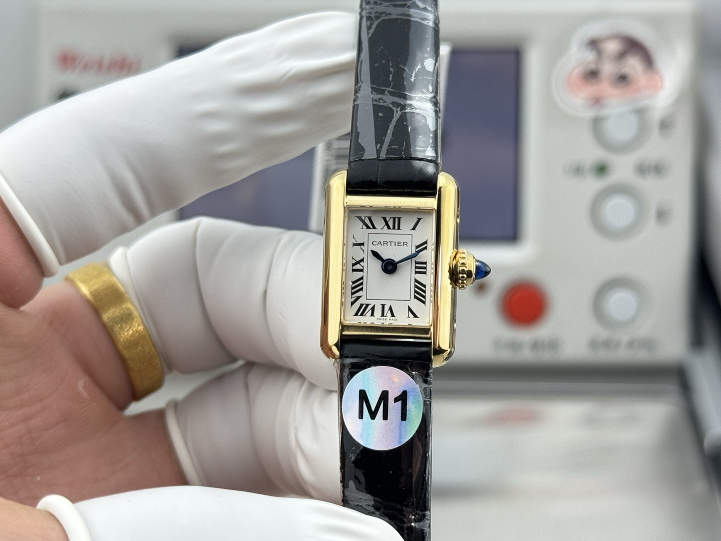 M1 l 16.5mm x 6.2mm l 카르티에 Mini TANK LOUIS