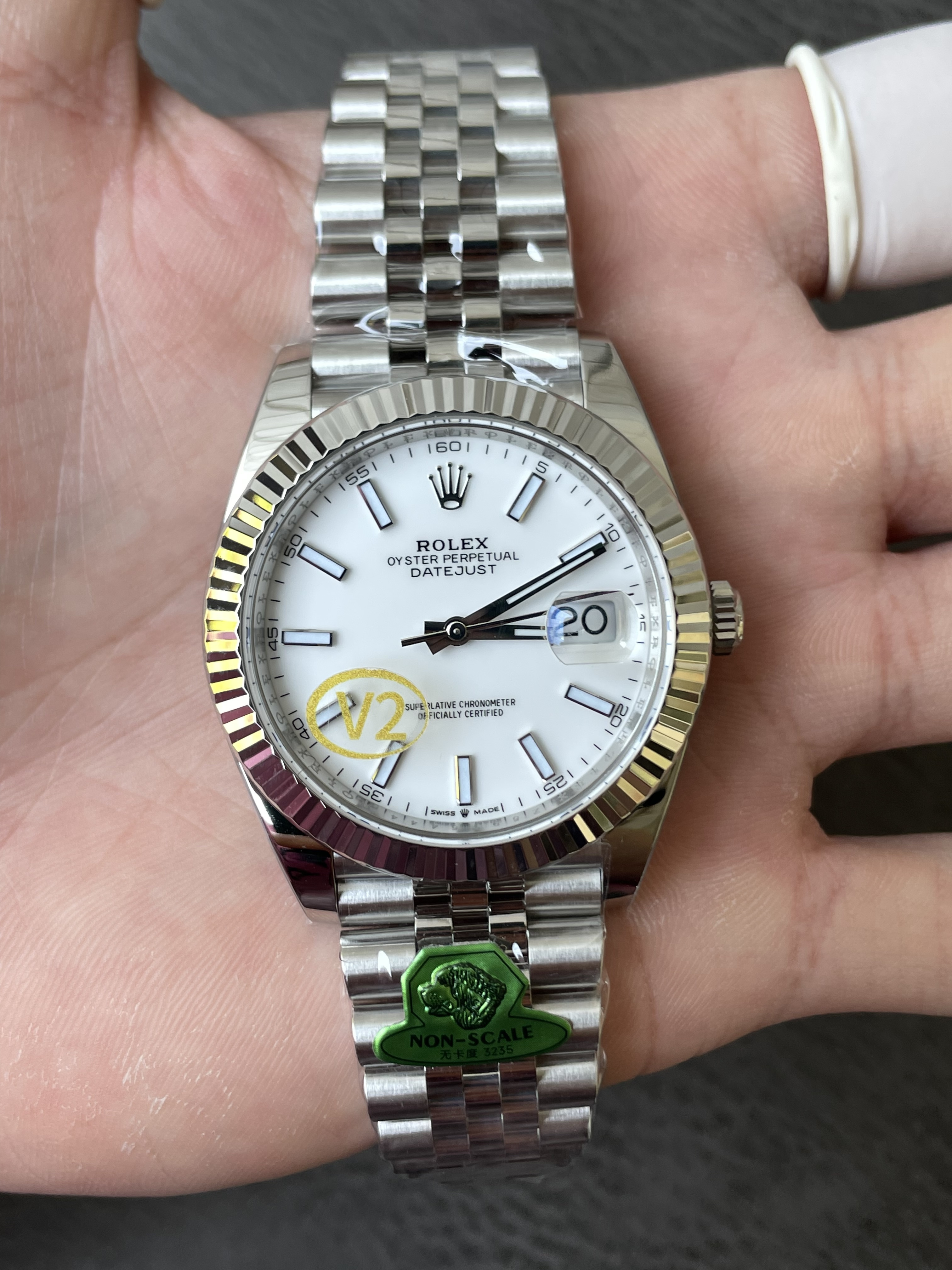 GOLD  | 3235 무브먼트｜41mm l 롤렉스 데이트저스트 126334 프리스프렁 (Free-sprung) V2