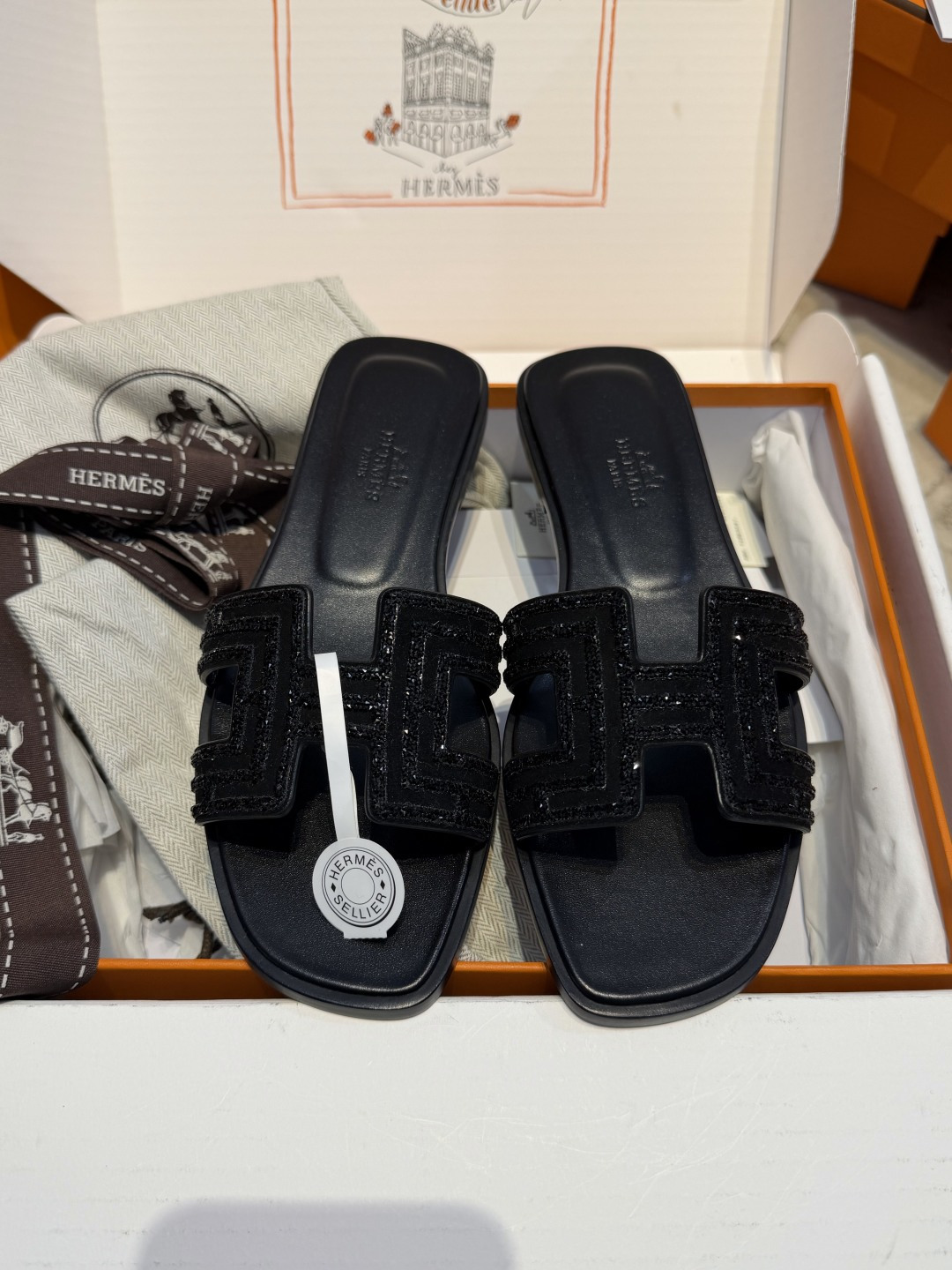 에르메스 H 슬리퍼