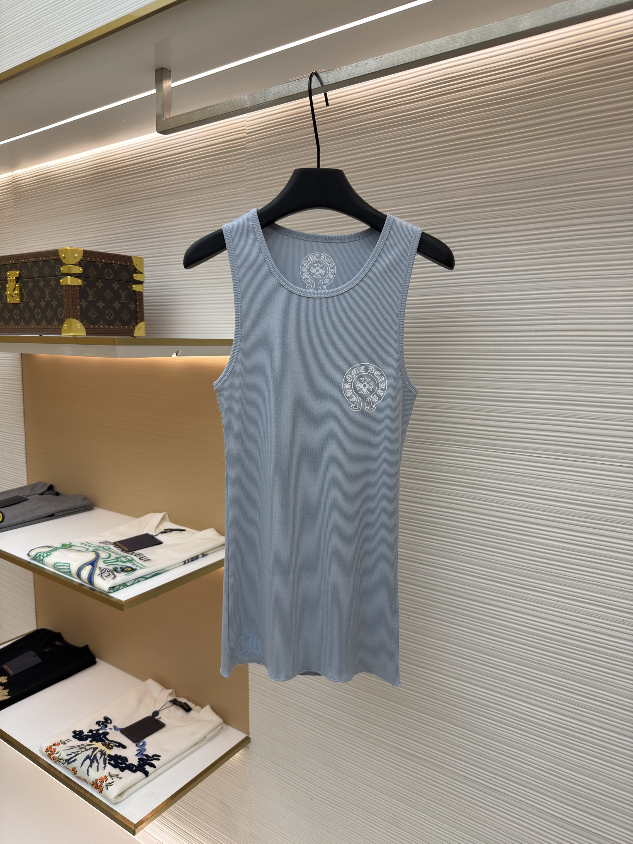 크롬하츠 홀스슈 립 탱크탑