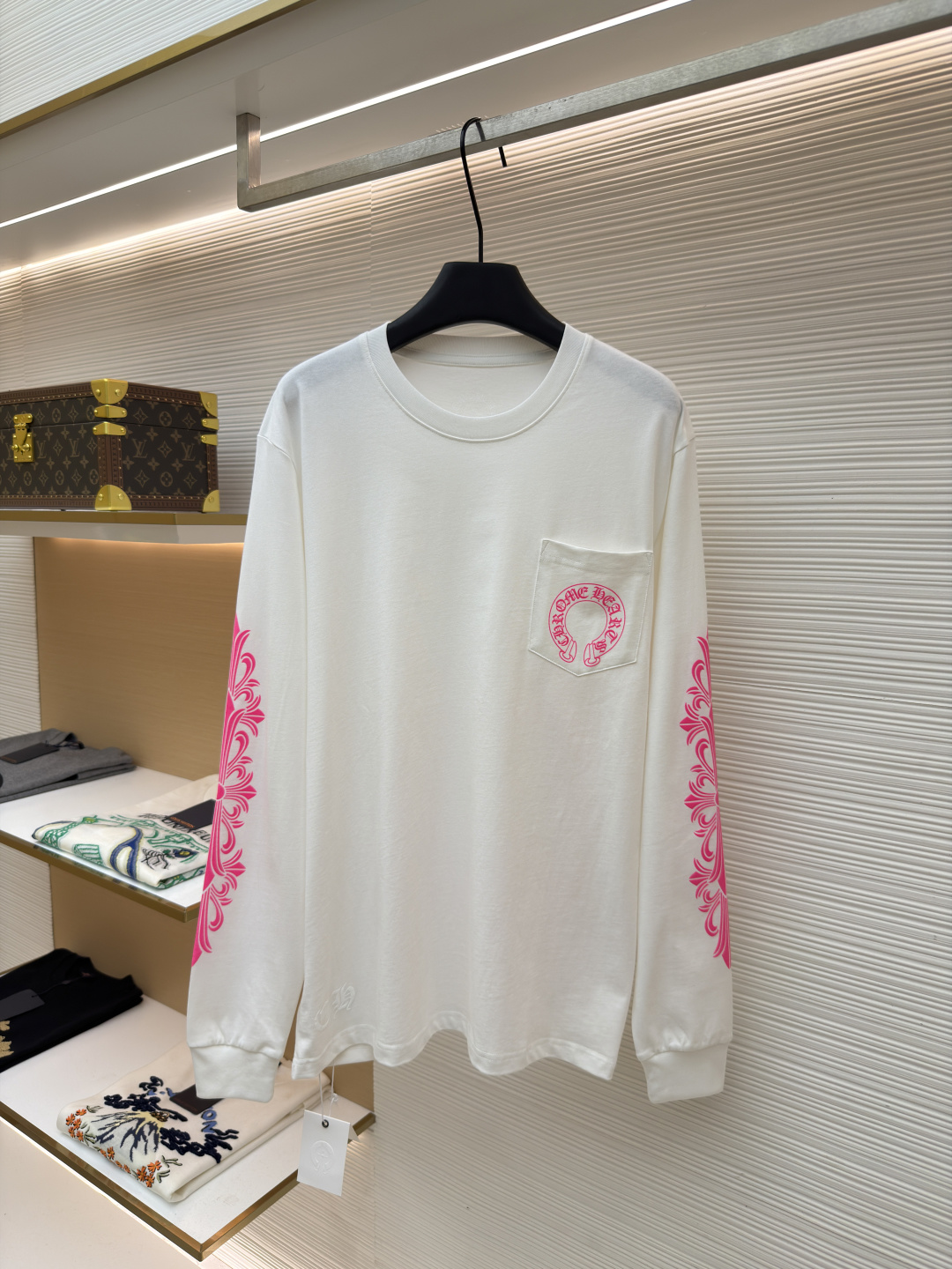 클로이 하트 남녀 긴팔 티셔츠