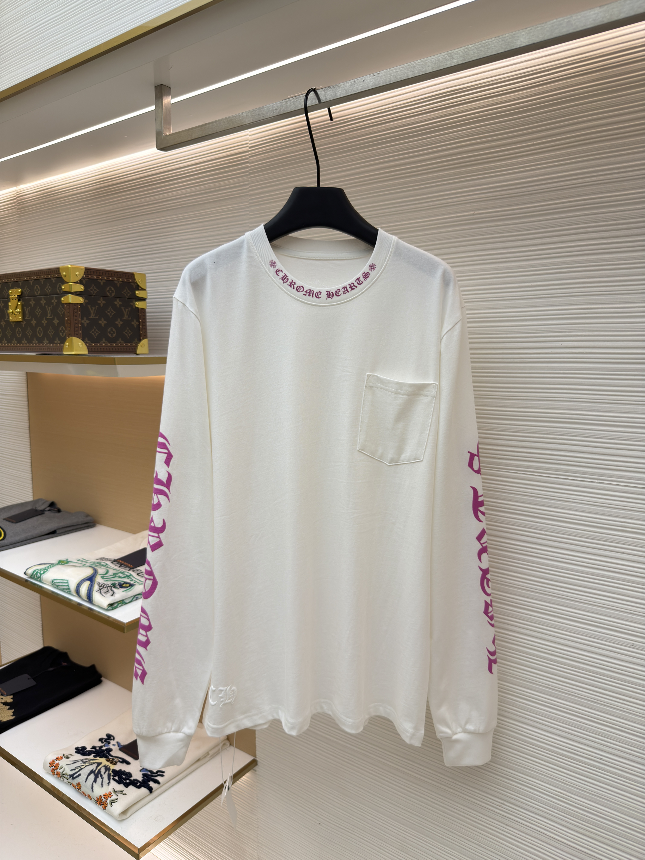 클로이 하트 남녀 긴팔 티셔츠