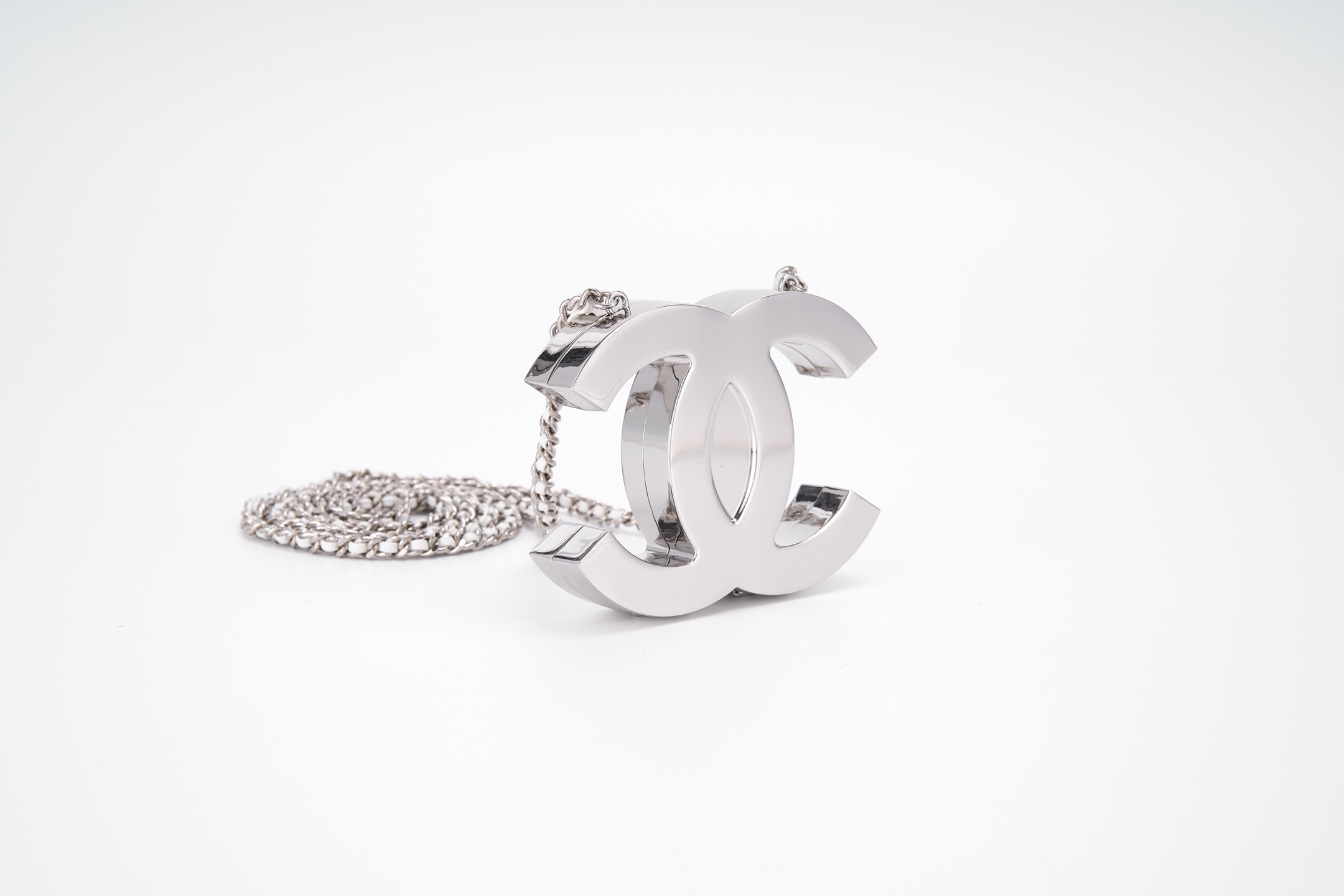 샤 ƆC 넬 25C 롱 네크리스백 ABE814 10×8×2cm