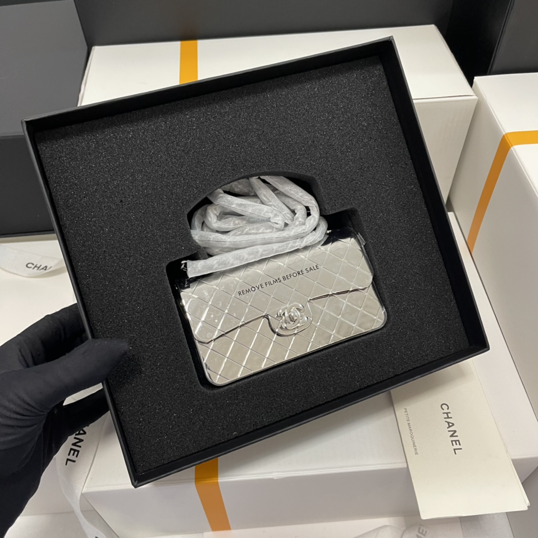 샤 ƆC 넬 2022 미니 이브닝백  12cm