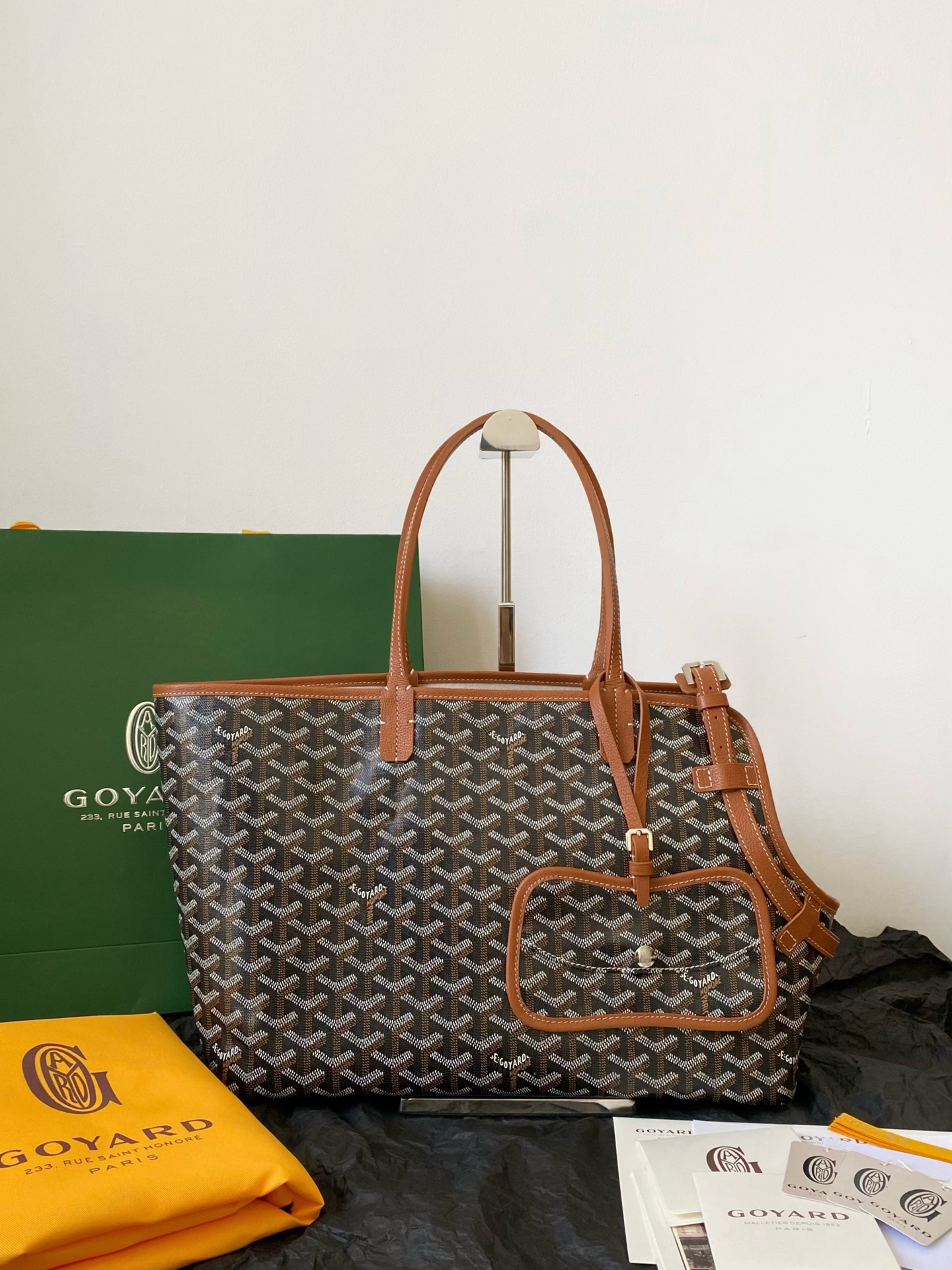 고야드 시앙 그리백 33.5×27×15cm