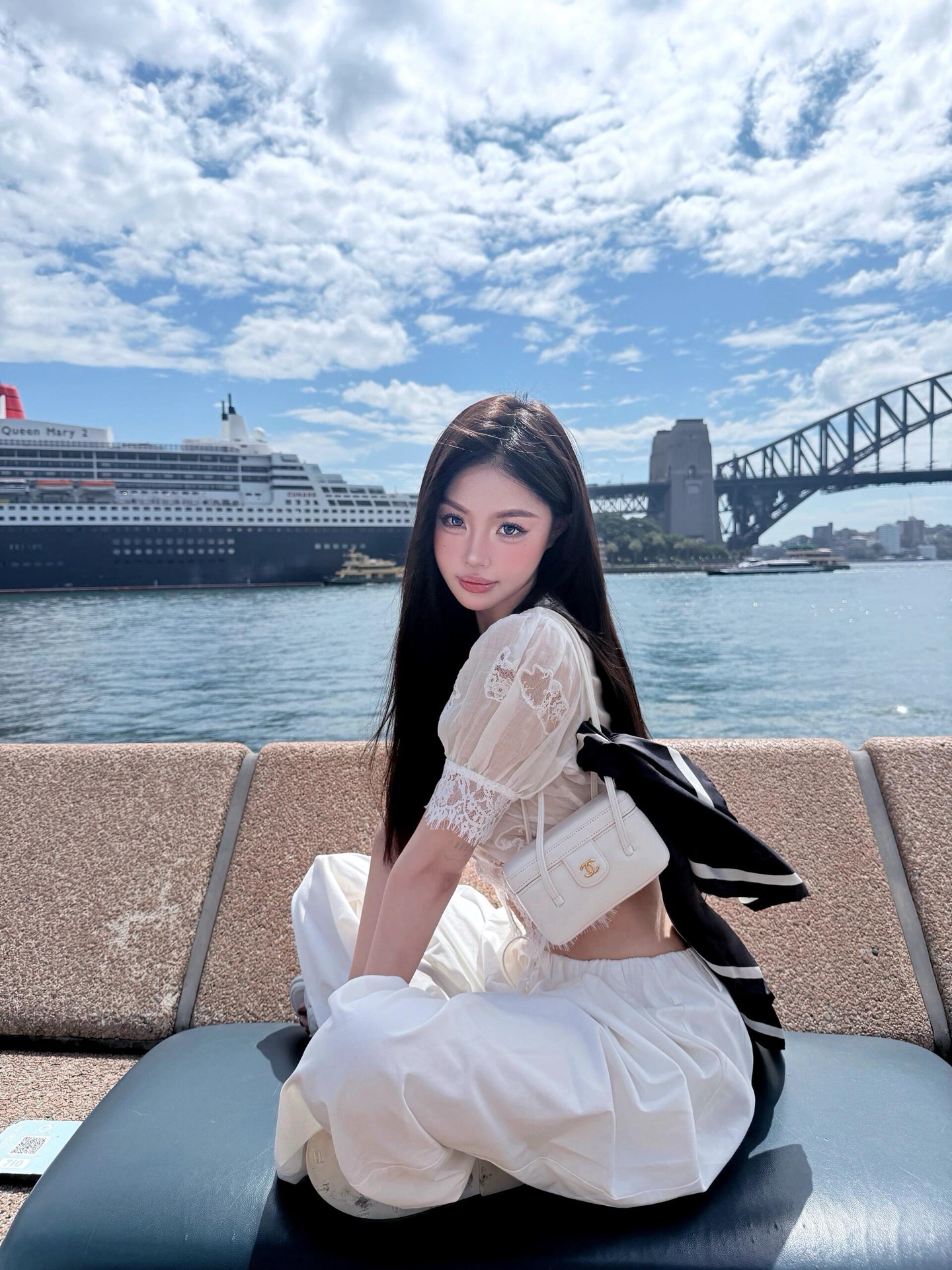 샤 ƆC ⅭＨΑＮＥⅬ ƆC 넬 프레피코코  제니백 26백 5067 9.5-17-8cm