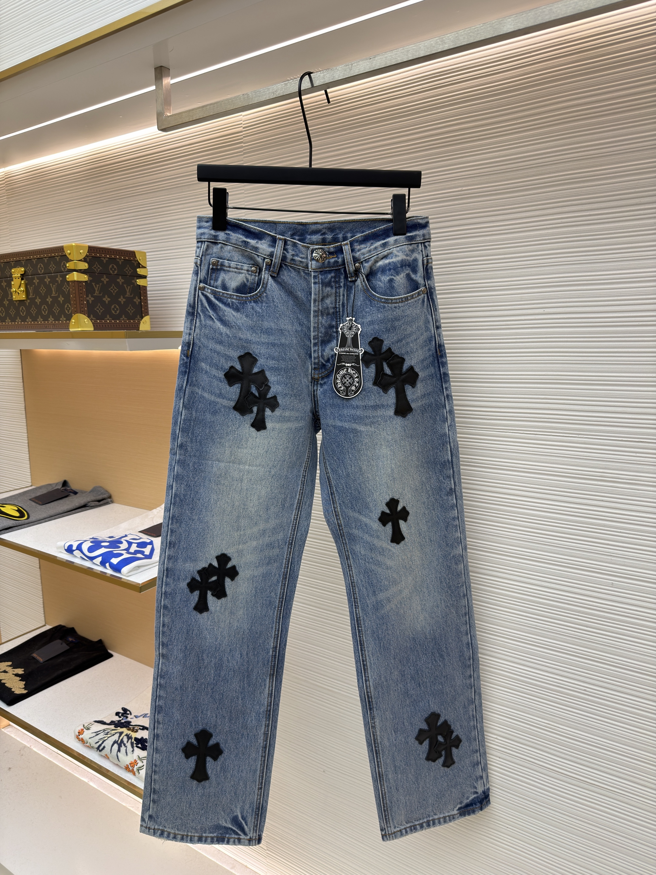 크롬하츠 데님 팬츠 리바이스  베이스